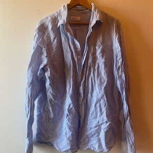 gap linen blouse